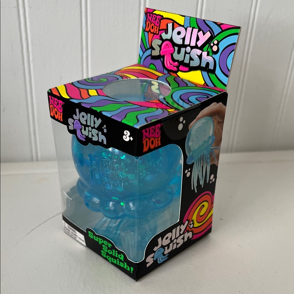 NeeDoh Jolly Squish Sensory Toy - Blue - Picture 2 of 4